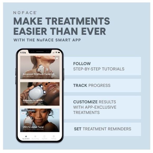 Nuface Trinity+ Boost w/ Effective Lip & Eye Attachment & Activator Gel - no box - Picture 4 of 8